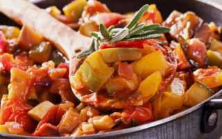 Рецепты приготовления вкусного овощного рагу с курицей