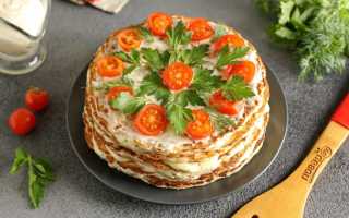 Мясной торт из простых продуктов. Рецепт с пошаговыми фото