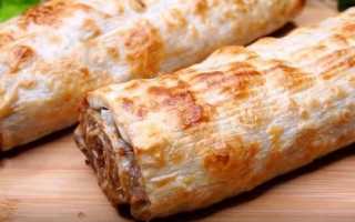 Вкусные рулеты из лаваша в духовке: готовим в домашних условиях