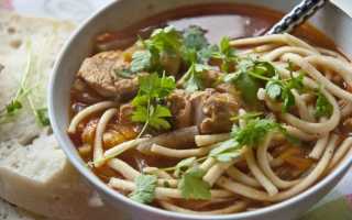 Лагман из курицы – нетрадиционно, но так же вкусно