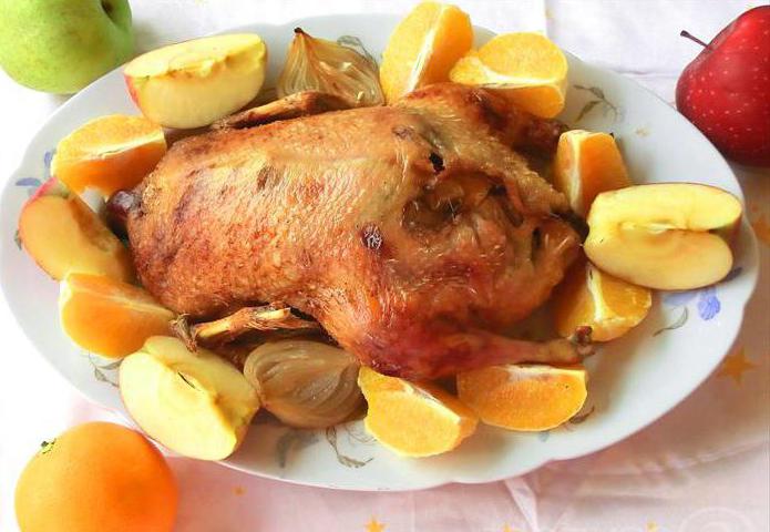 гарнир к утке с яблоками