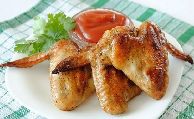 Как приготовить куриные крылышки на сковороде по рецепту с фото