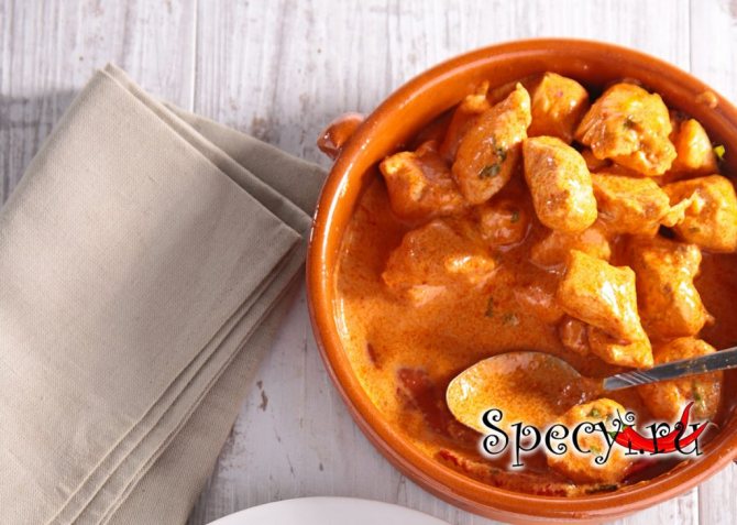 Курица карри по-индийски