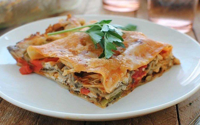 Лазанья с курицей