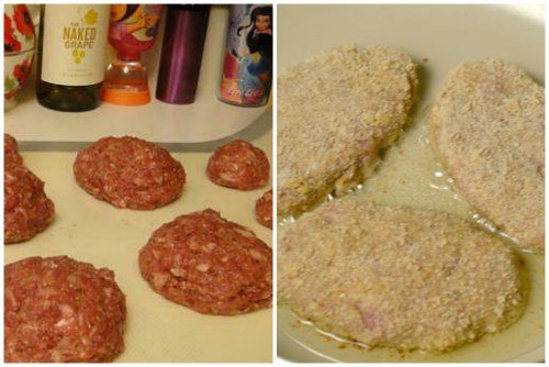 Мясные заготовки и обжарка