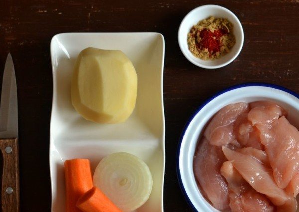 овощи нарезать