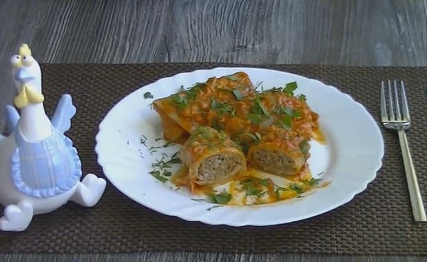 Пошаговый рецепт приготовления голубцов в духовке с фото