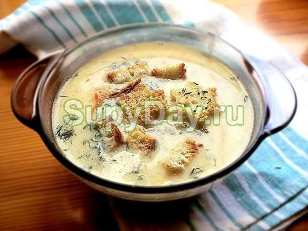 Сливочный суп с курицей