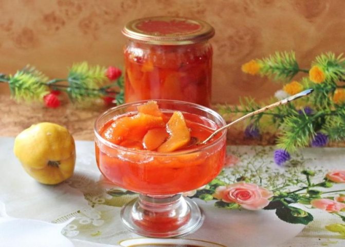 варенье из айвы дольками