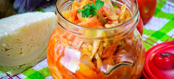 заправка на зиму для борща с капустой